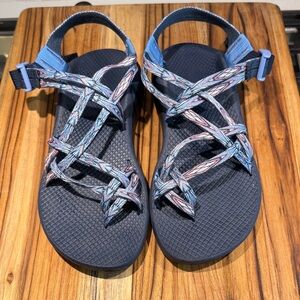 Chaco Cloud Blue Strappy Outdoor Sandals